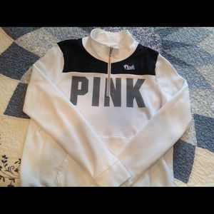 🔥Victoria's Secret Pink Quarter Zip Sweatshirt 🔥